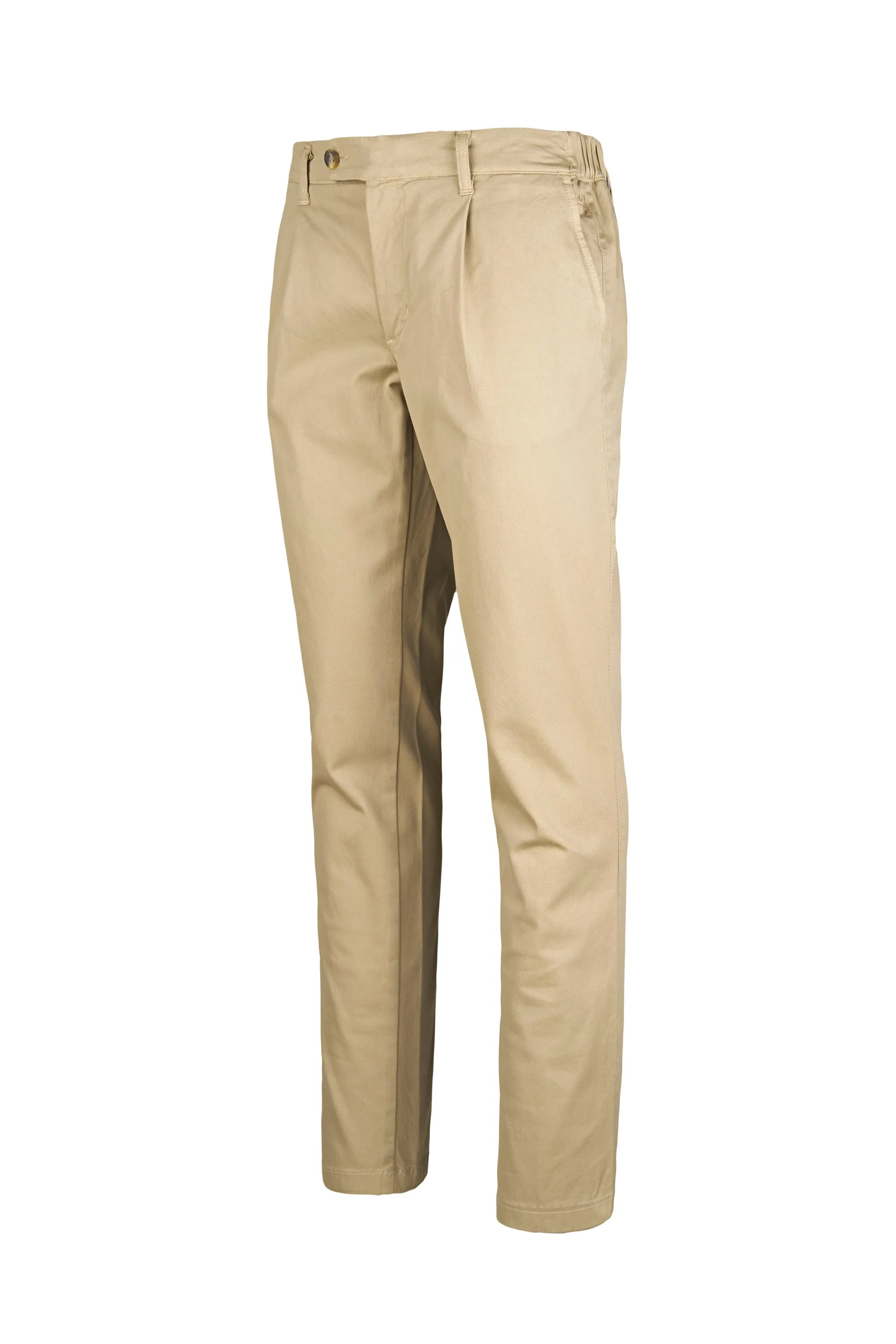 Twill Stretch Cotton Trousers