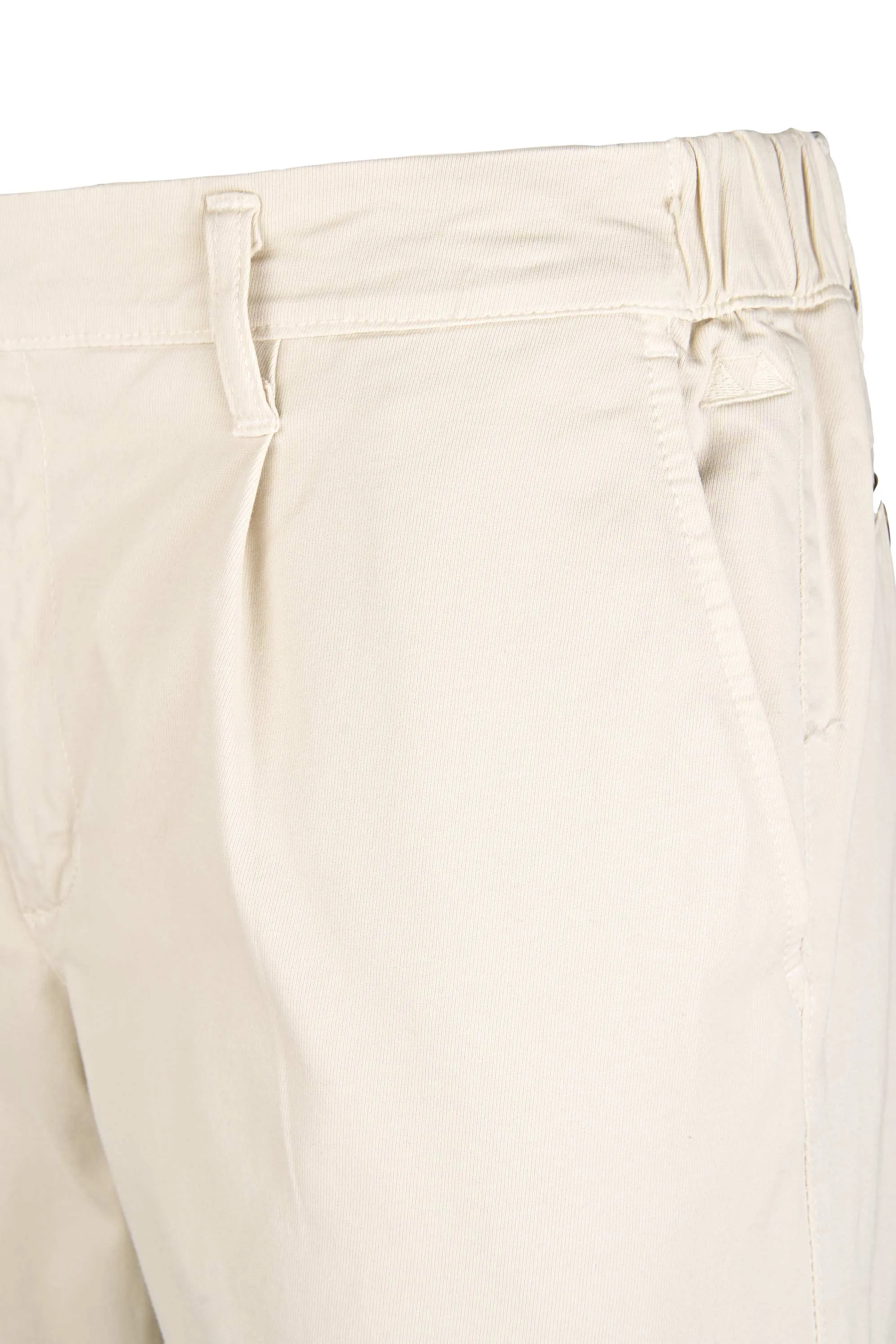 Twill Stretch Cotton Trousers