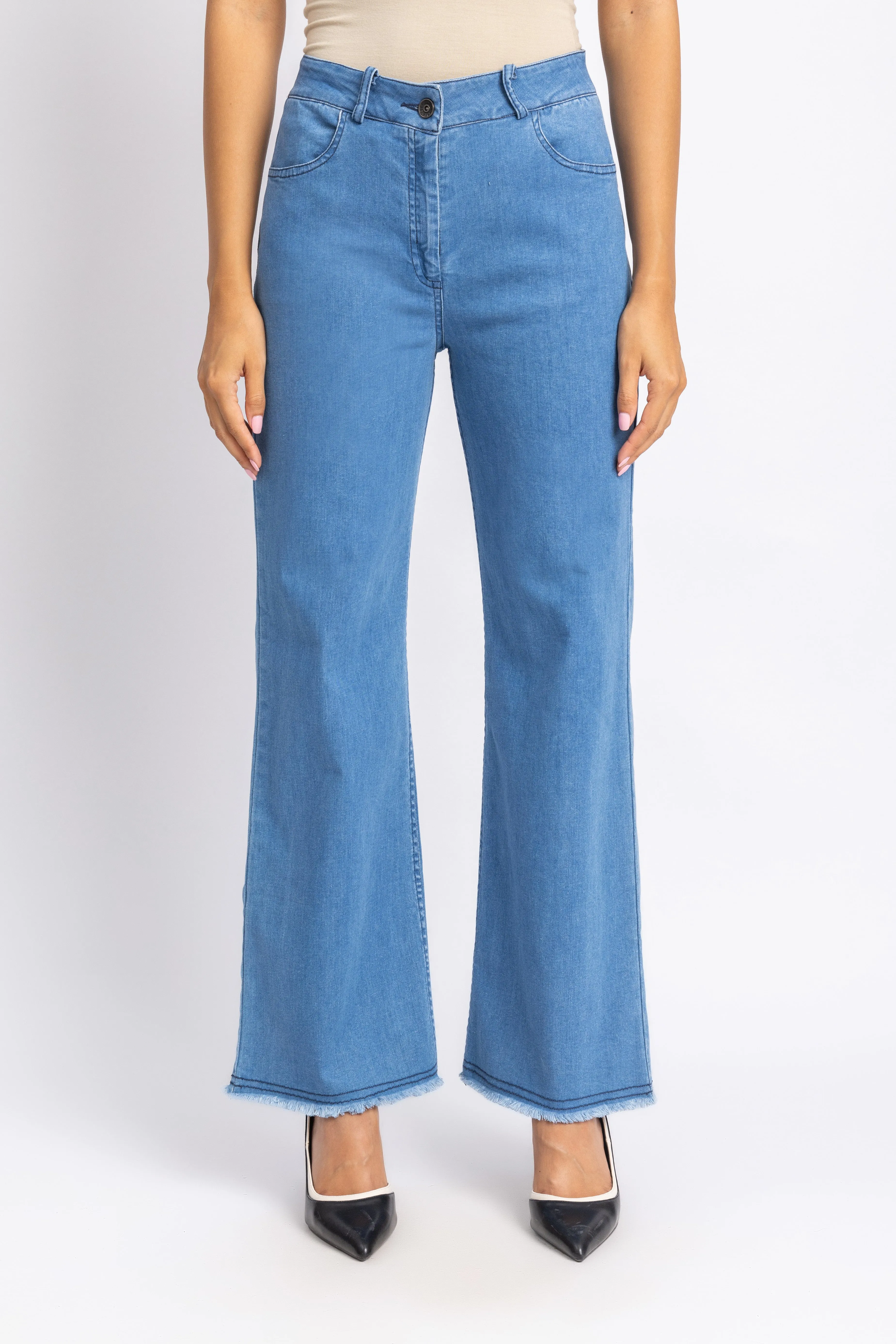 wide leg jeans