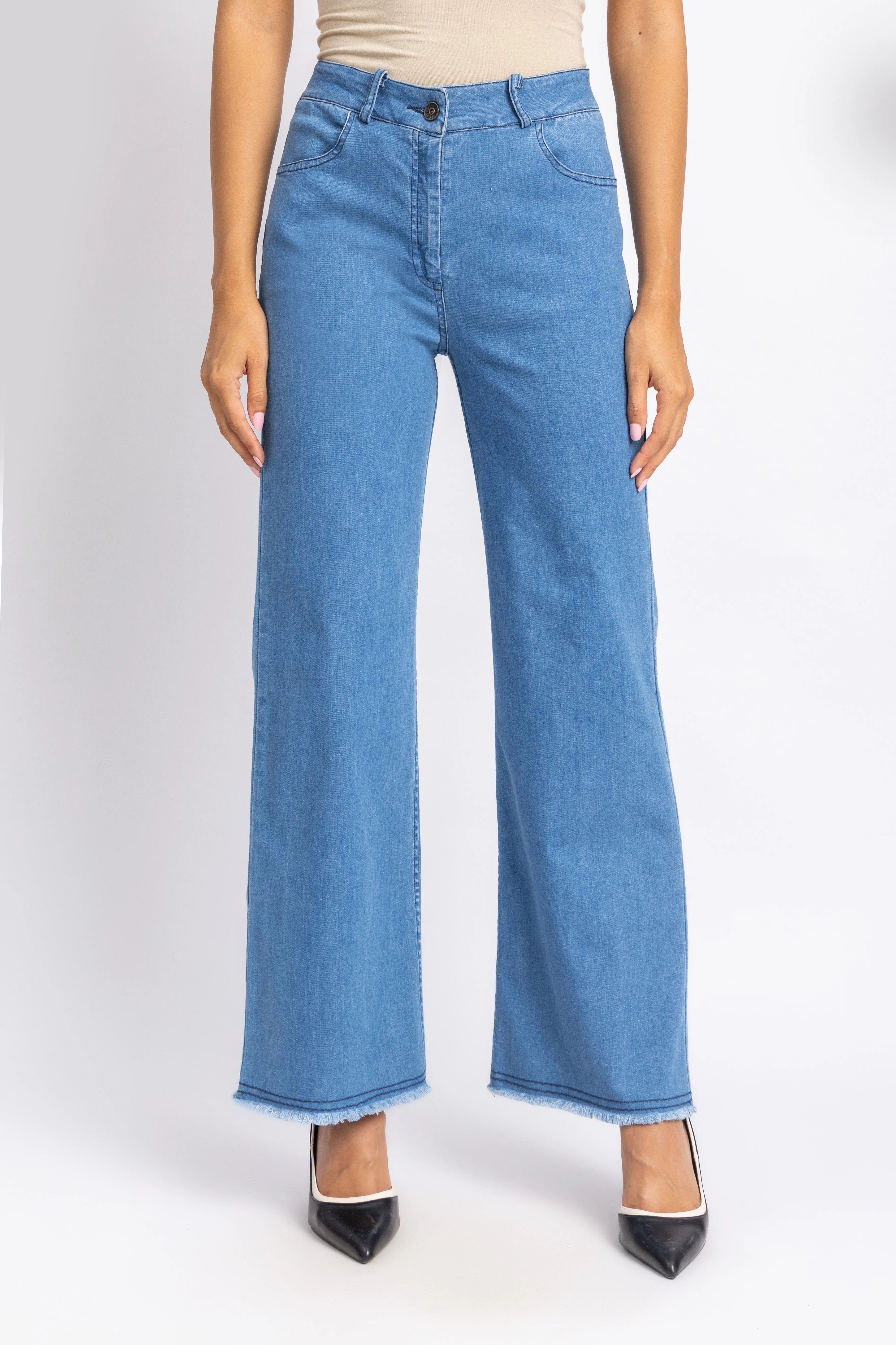 wide leg jeans