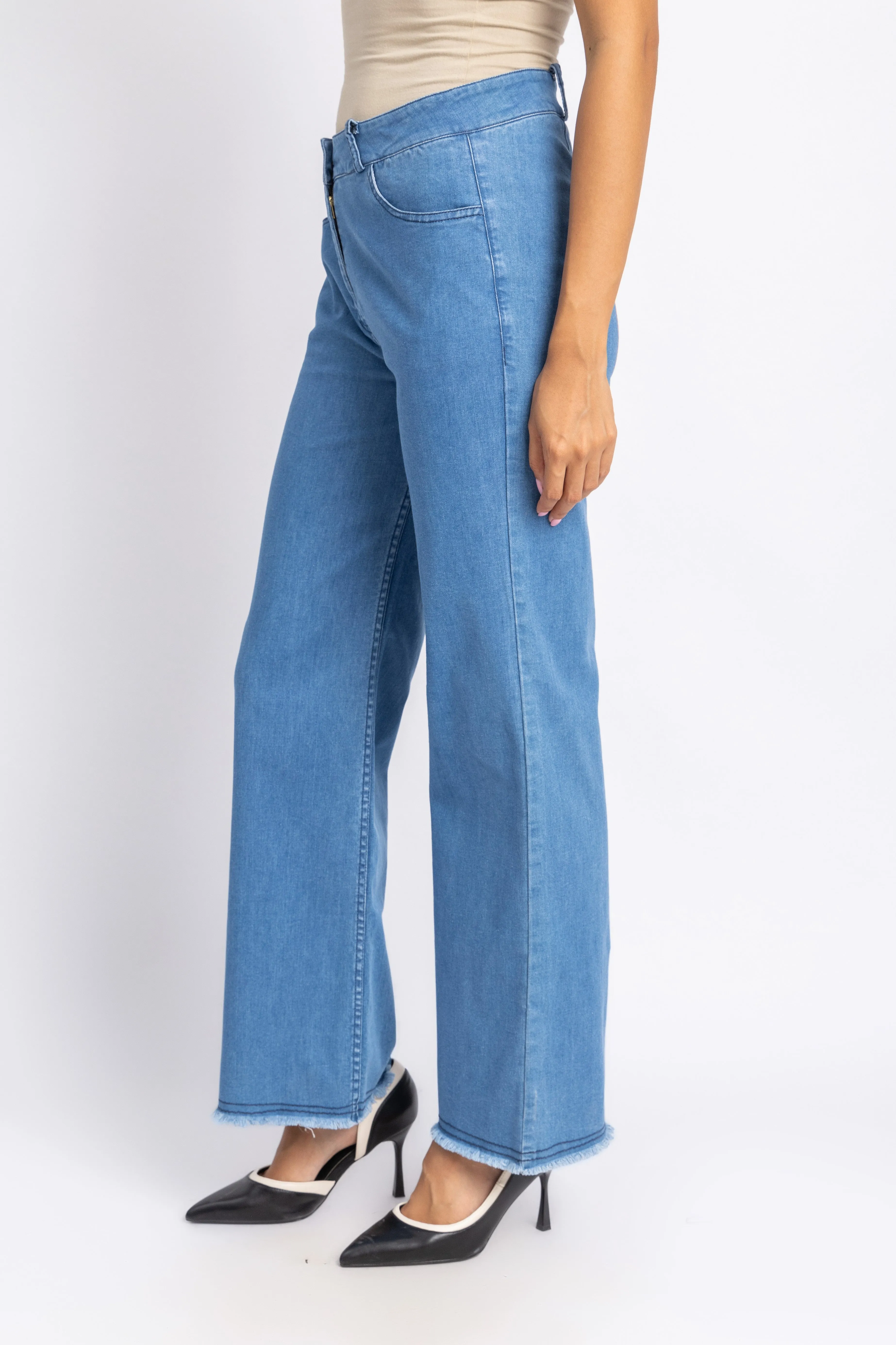 wide leg jeans