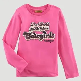 Wrangler Girl's Long Live Cowgirls Long Sleeve