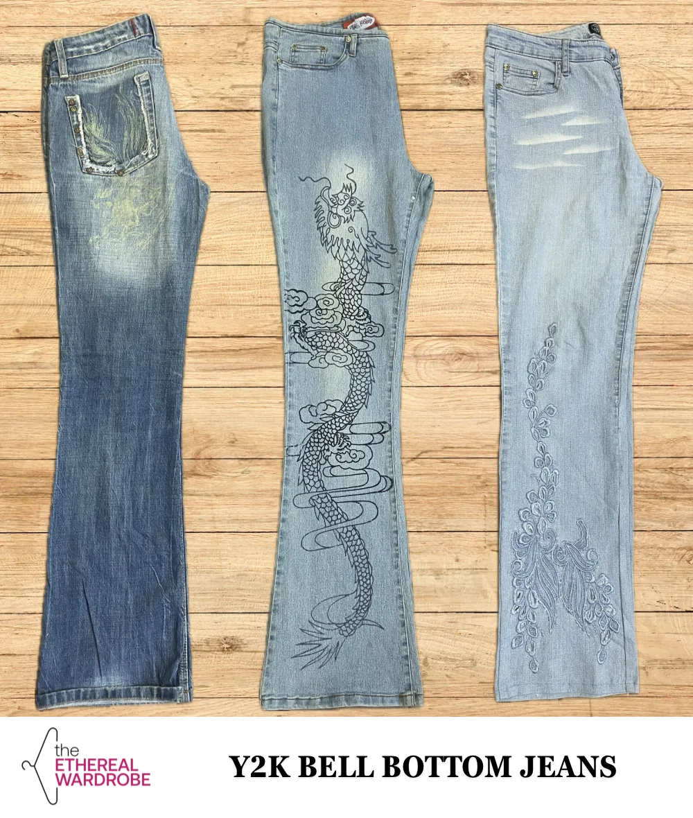 Y2k flared / bootcut jeans 20pcs